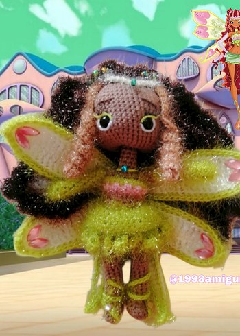 Winx Enchantix Layla Amigurumi Bebek - Görsel 3