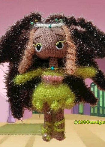 Winx Enchantix Layla Amigurumi Bebek - Görsel 4