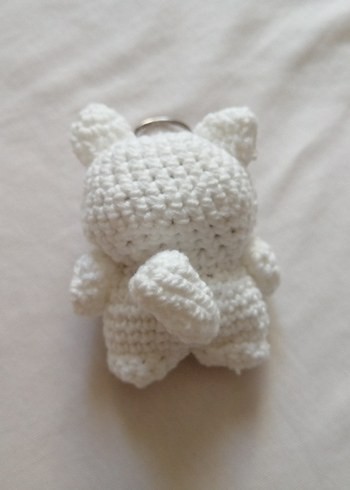 9 adet kedi anahtarlık amigurumi - Görsel 12