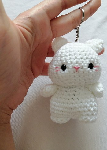 9 adet kedi anahtarlık amigurumi - Görsel 3