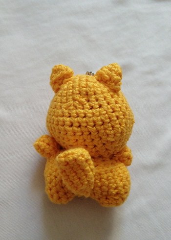 9 adet kedi anahtarlık amigurumi - Görsel 18