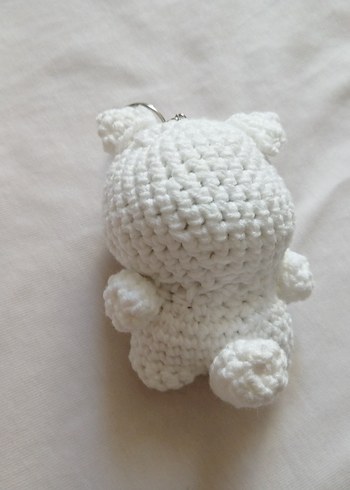 9 adet kedi anahtarlık amigurumi - Görsel 16