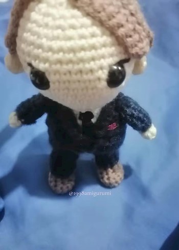 Hannibal Lecter amigurumi bebek - Görsel 2