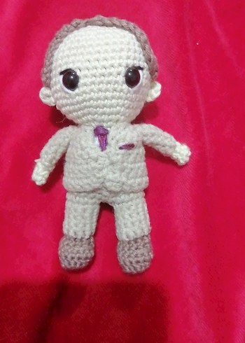Hannibal Lecter Amigurumi Bebek - Görsel 2