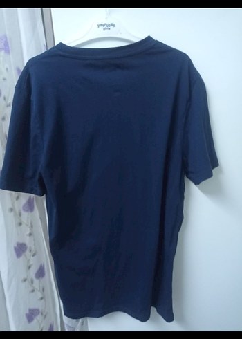 Mavi Erkek Denim Tişört - Görsel 2