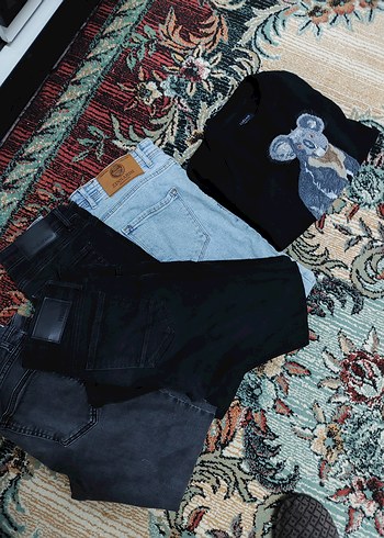 4 adet pantolon 29/30 ve 2 adet sert Lufian ve Paulmark yeni ... - Görsel 2