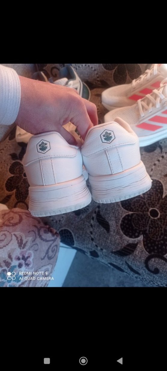 Beyaz Bağcıklı erkek Spor Ayakkabı - Görsel 4