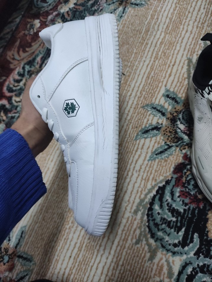 Beyaz erkek Spor Ayakkabısı Bağcıklı 2side yenii - Görsel 2