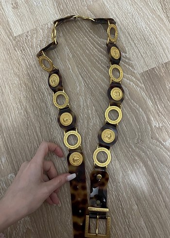 Zincir Detaylı Vintage Kadın Kemer - Görsel 3