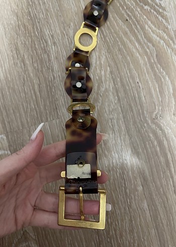 Zincir Detaylı Vintage Kadın Kemer - Görsel 2