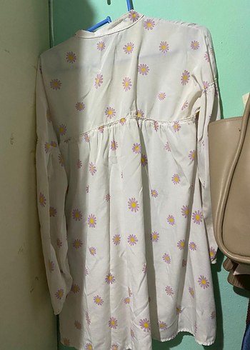 Nakışlı Fırfırlı Midi Hamile Etek - Görsel 5