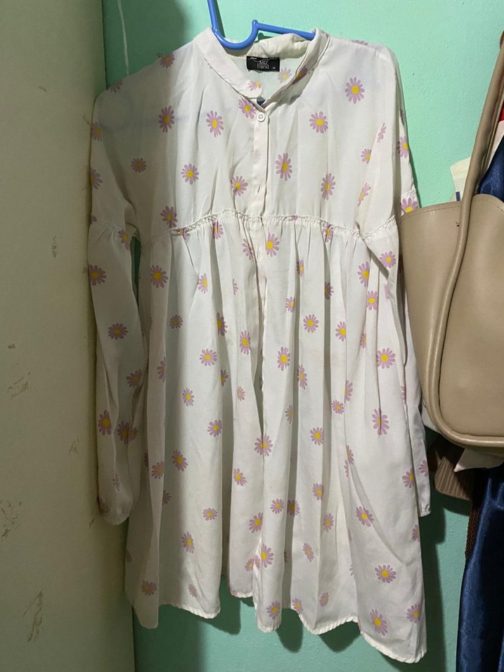 Nakışlı Fırfırlı Midi Hamile Etek - Görsel 2