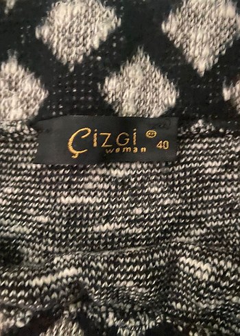 Gri Desenli Pileli Uzun Hamile Eteği - Görsel 5