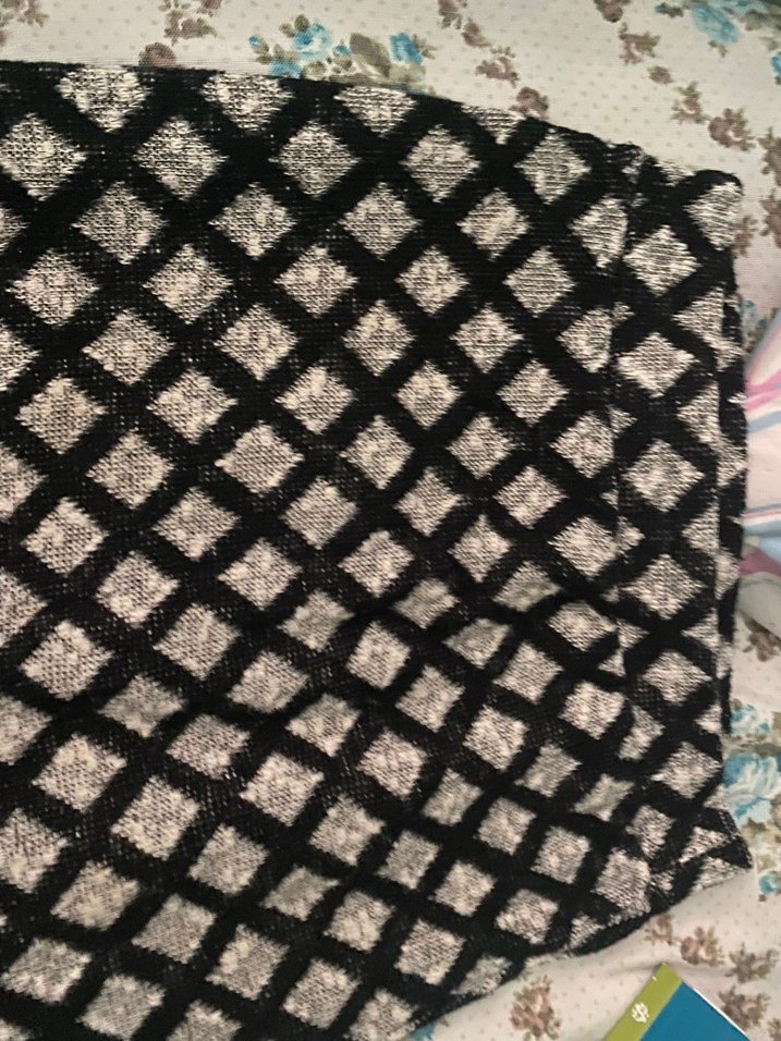 Gri Desenli Pileli Uzun Hamile Eteği - Görsel 4