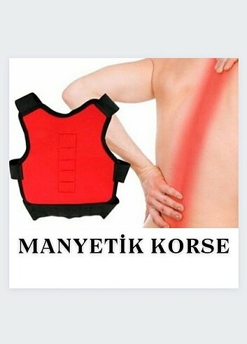 MANYETIK AĞRI DINDIRICI KORSE 