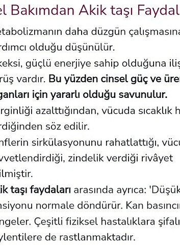 Diğer HİNT AKİK TAŞI BILEKLIK