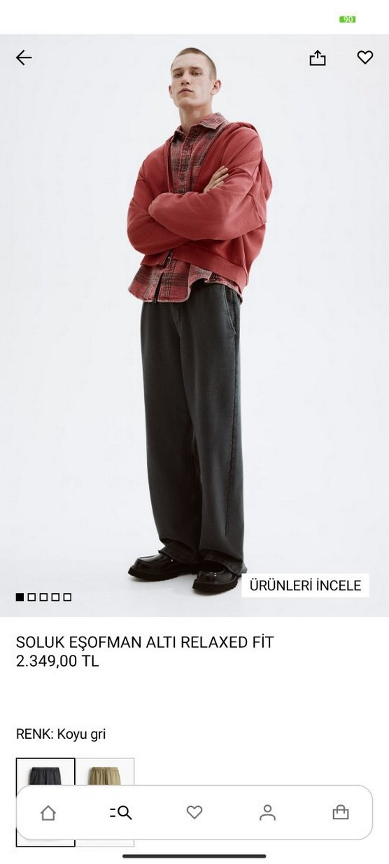 Eşofman alt Relax fit Beden: S - Görsel 4