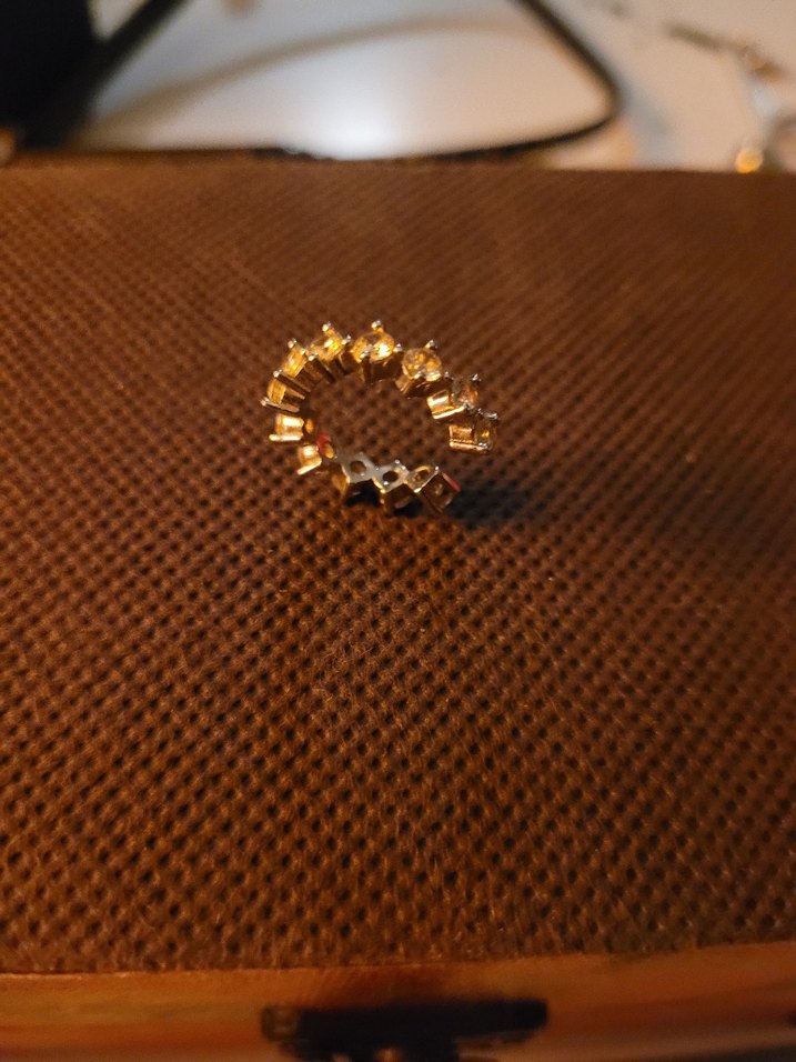 Gümüş Renkli Pembe Pırlantalı Kulak Manşeti - Görsel 2