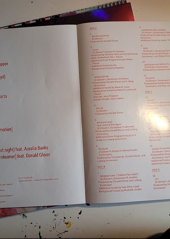 Childish Gambino - Because The Internet plak - Görsel 5