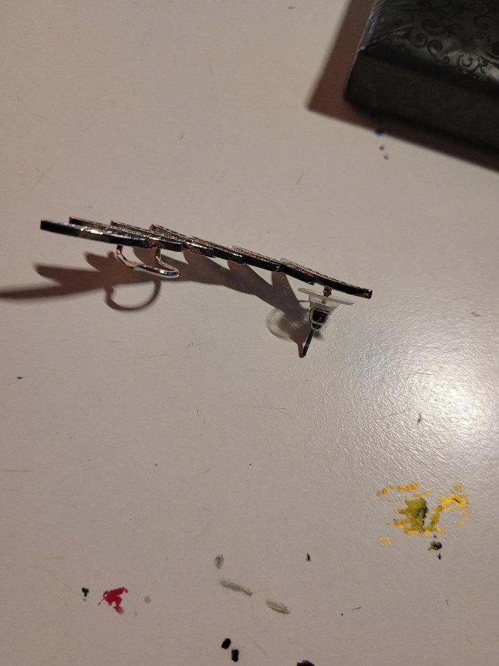 Çelik pırlantali earcuff - Görsel 2