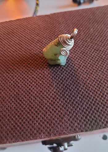 Krazopras Doğal Taş Kolye Ucu - Görsel 3