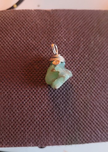 Krazopras Doğal Taş Kolye Ucu - Görsel 2