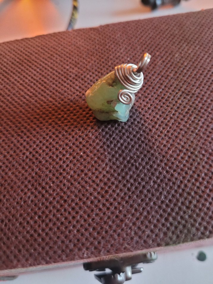 Krazopras Doğal Taş Kolye Ucu - Görsel 3