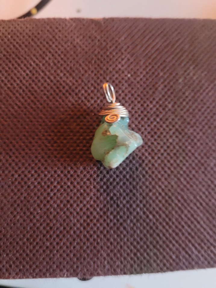 Krazopras Doğal Taş Kolye Ucu - Görsel 2