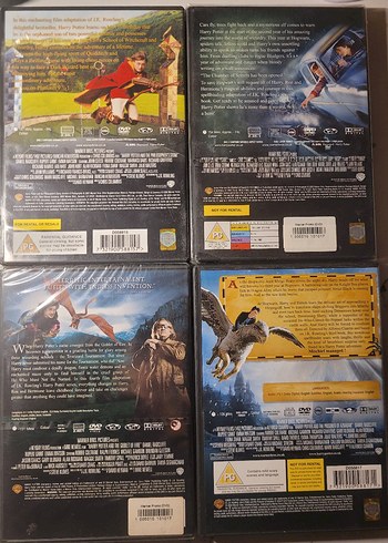 Harry Potter DVD Seti ilk 4 Film - Görsel 2