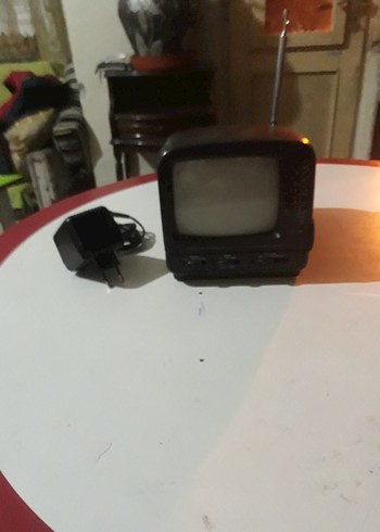Küçük Siyah televizyon antika genelde araç için - Görsel 3