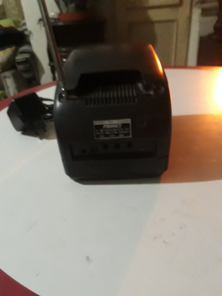 Küçük Siyah televizyon antika genelde  araç için - Görsel 2