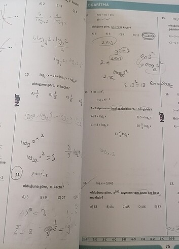 Binot AYT matematik soru bankası  - Görsel 4