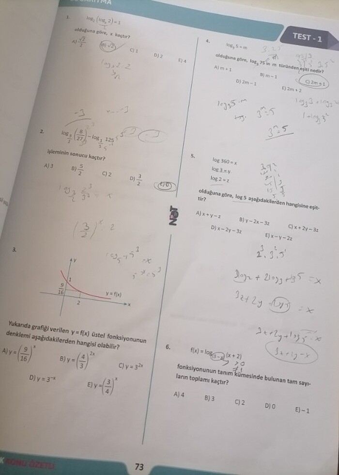 Binot AYT matematik soru bankası  - Görsel 2