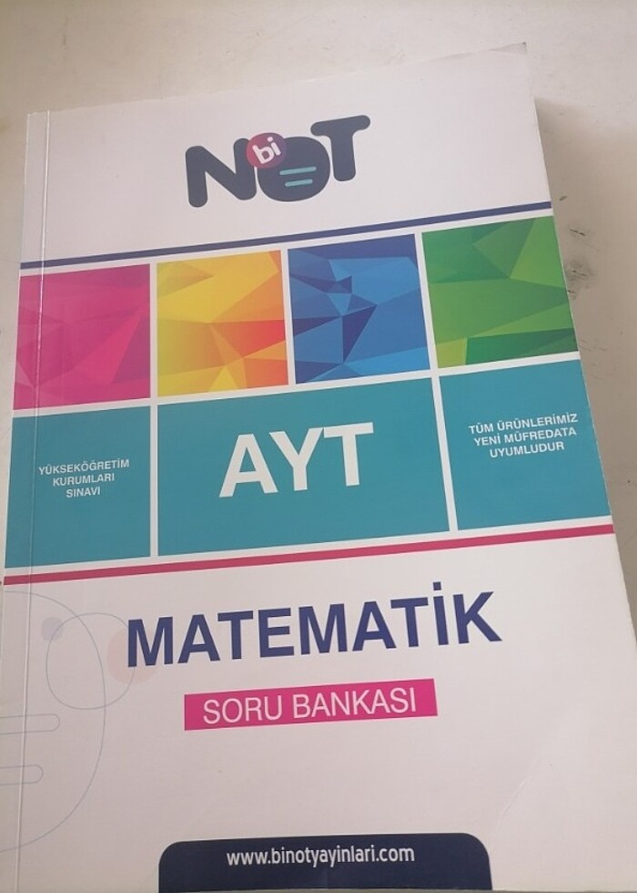 Binot AYT matematik soru bankası  - Görsel 3
