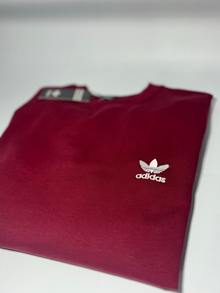 Bordo unisex Sweatshirt - Görsel 2