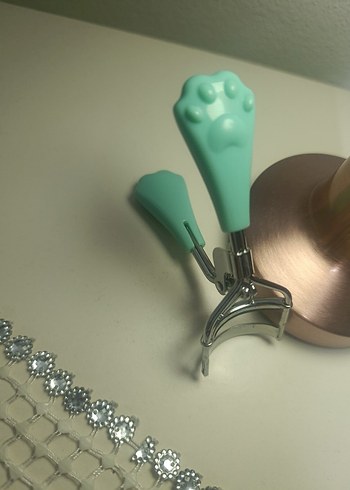 Turkuaz Renk Pastel Kirpik Kıvırıcı - Görsel 3