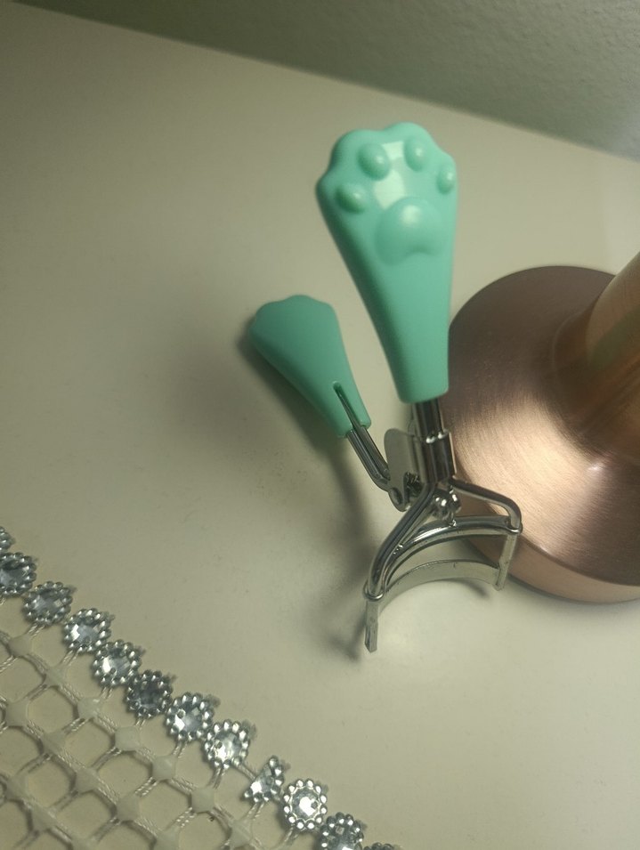 Turkuaz Renk Pastel Kirpik Kıvırıcı - Görsel 3