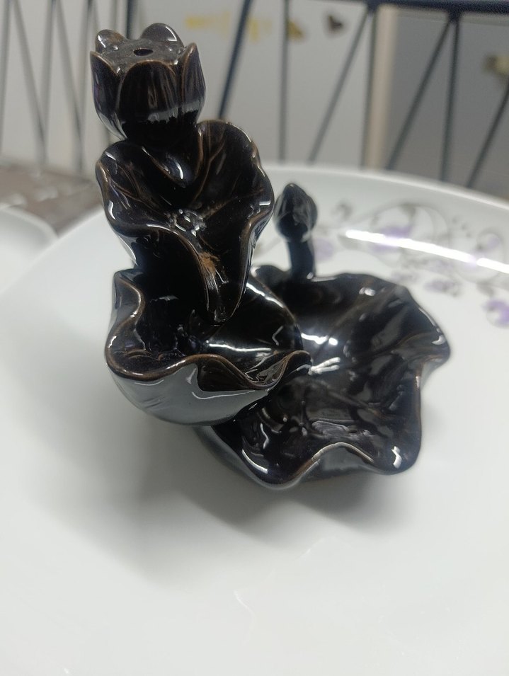 Siyah Kedi Figürlü Dekoratif tütsülük - Görsel 3