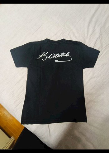 Erkek Siyah Kısa Kollu Baskılı Tişört - Görsel 3