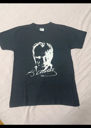 Erkek Siyah Kısa Kollu Baskılı Tişört - Görsel 4