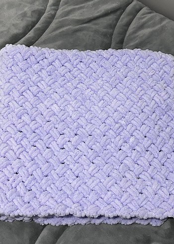 Mor Örgü Çocuk Battaniyesi - Görsel 4