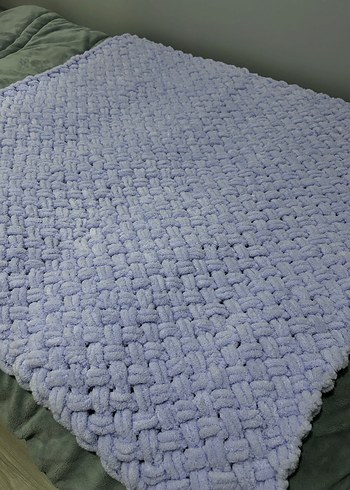 Mor Örgü Çocuk Battaniyesi - Görsel 3