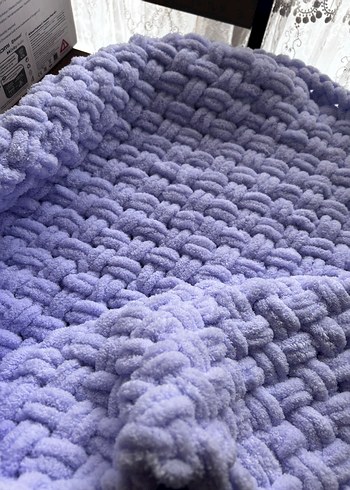 Mor Örgü Çocuk Battaniyesi - Görsel 2