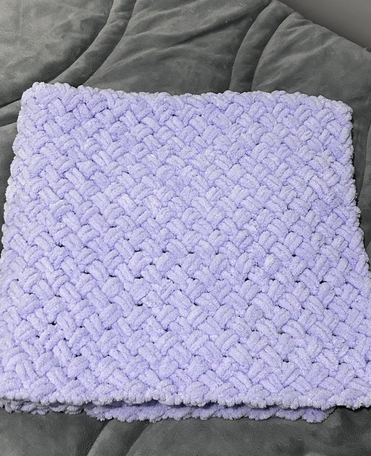 Mor Örgü Çocuk Battaniyesi - Görsel 4