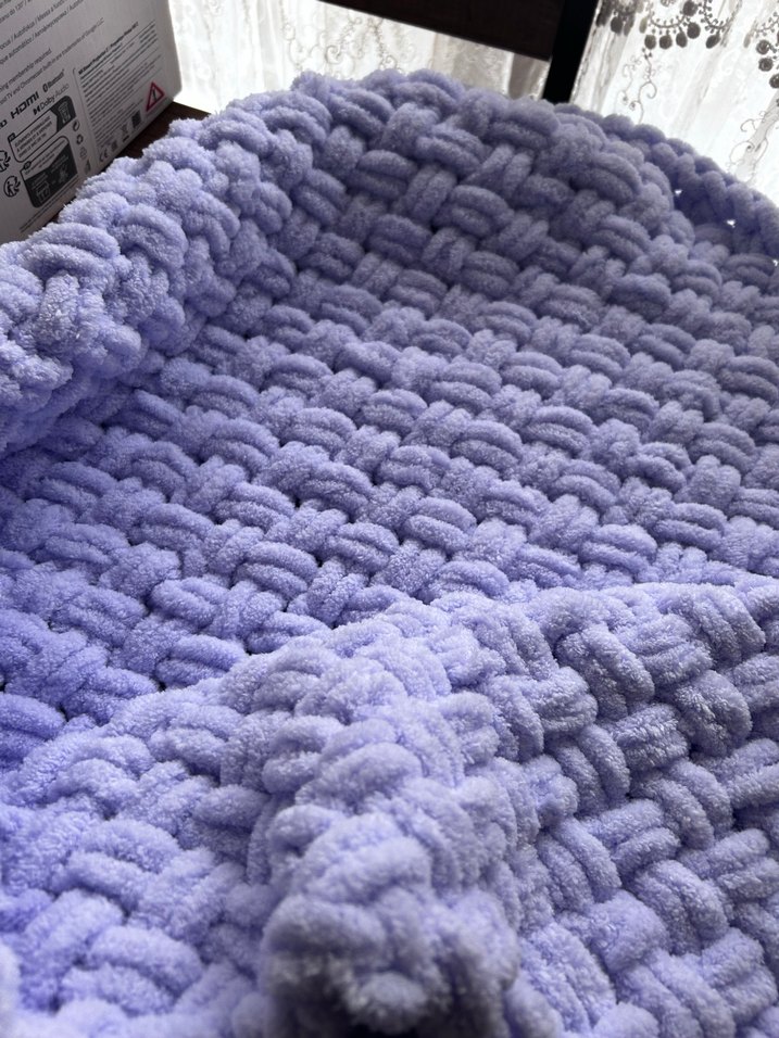 Mor Örgü Çocuk Battaniyesi - Görsel 2