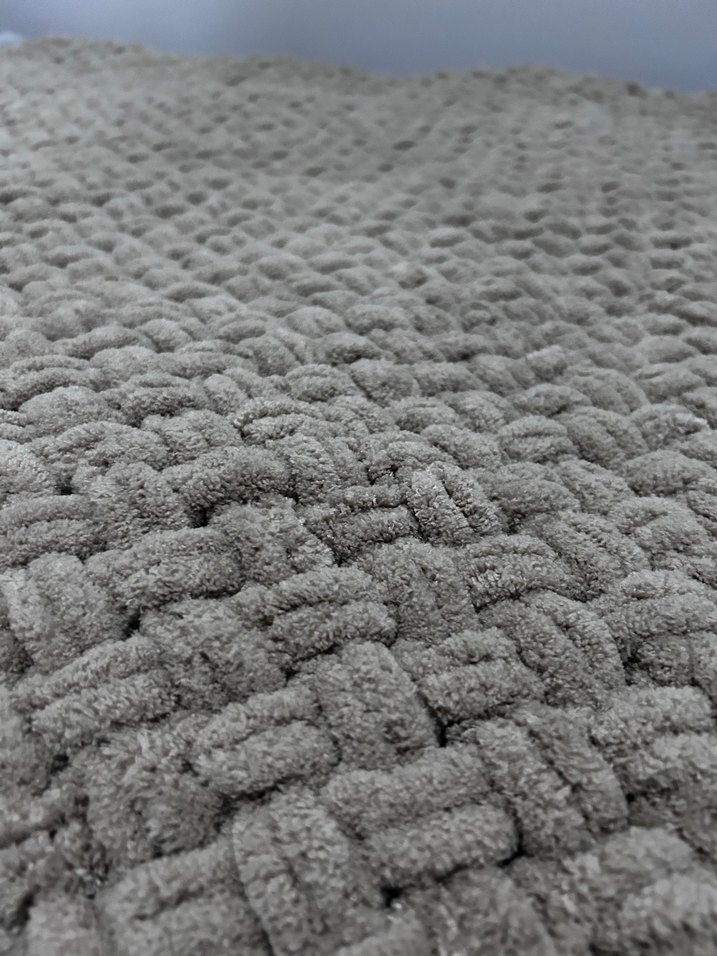 Örgü Desenli Kahve Çocuk Battaniyesi - Görsel 3