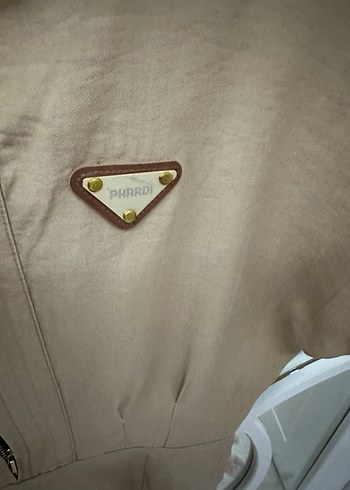 Bej V Yaka Kadın Midi Tulum - Görsel 3