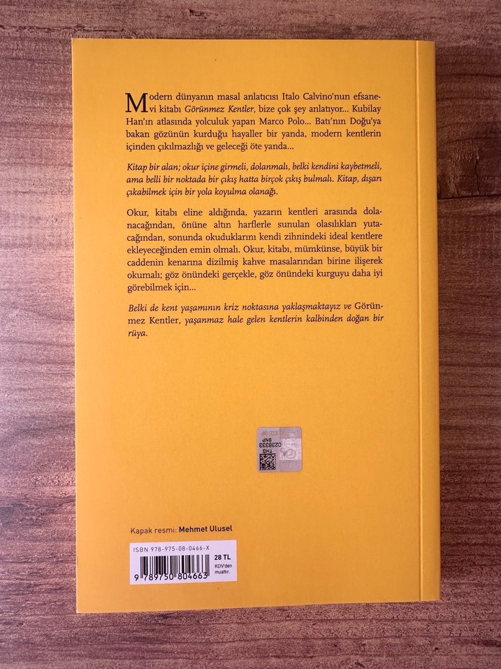 Görünmez Kentler - Italo Calvino - Görsel 2