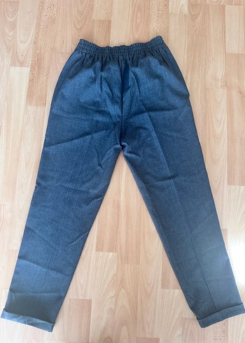 Stradivarius gri kumaş pantolon - Görsel 2