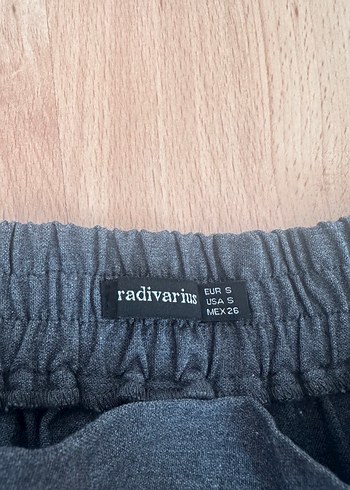 Stradivarius gri kumaş pantolon - Görsel 4